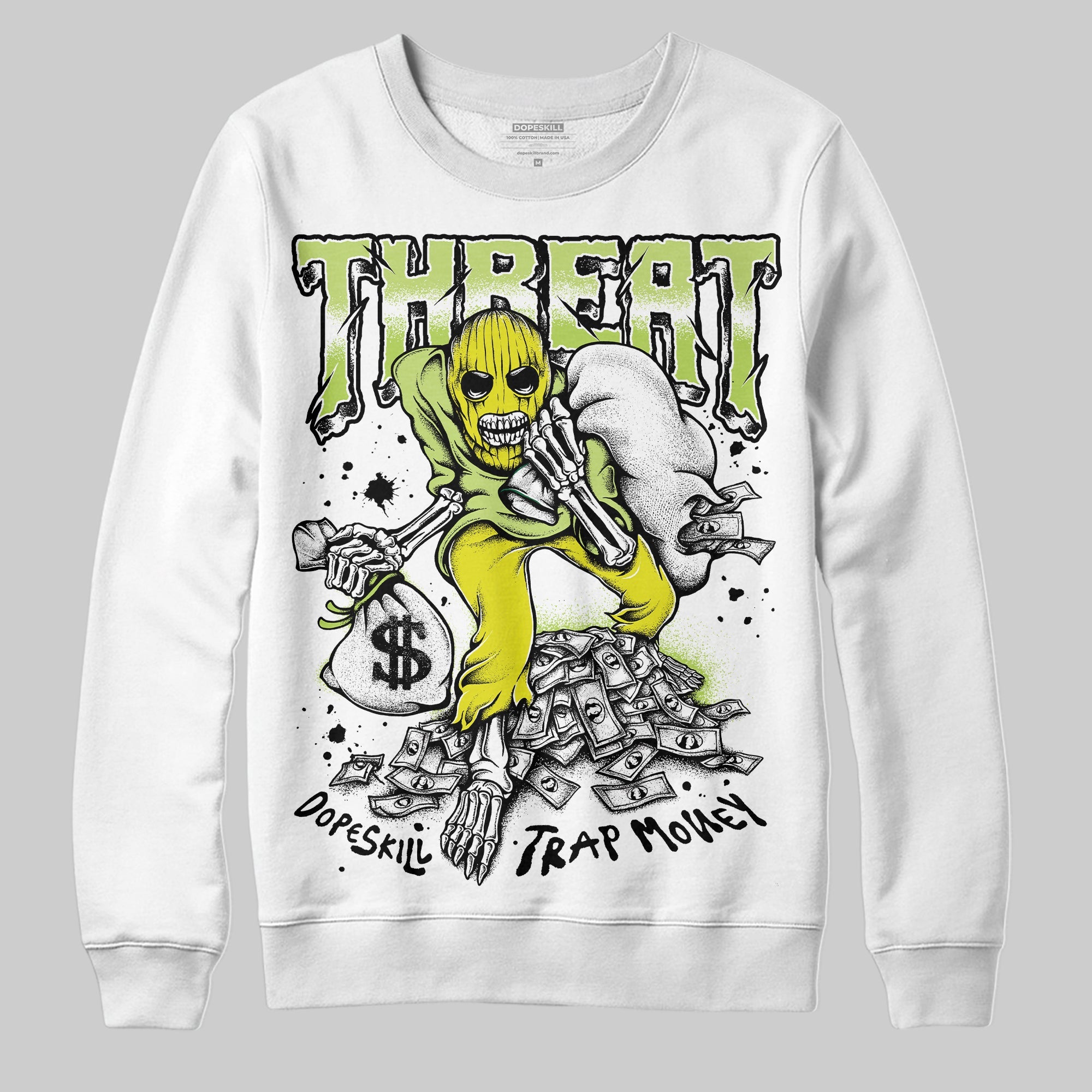 Bright Cactus 13s superstreetwear Sweatshirt Threat Graphic