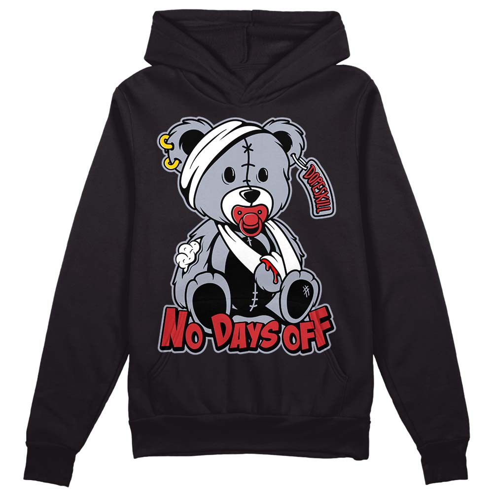 Bred Reimagined 4s superstreetwear Hoodie Sweatshirt Hurt Bear Graphic