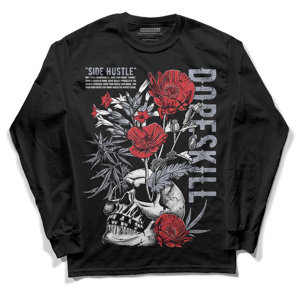 Bred Reimagined 4s superstreetwear Long Sleeve T-Shirt Side Hustle Graphic