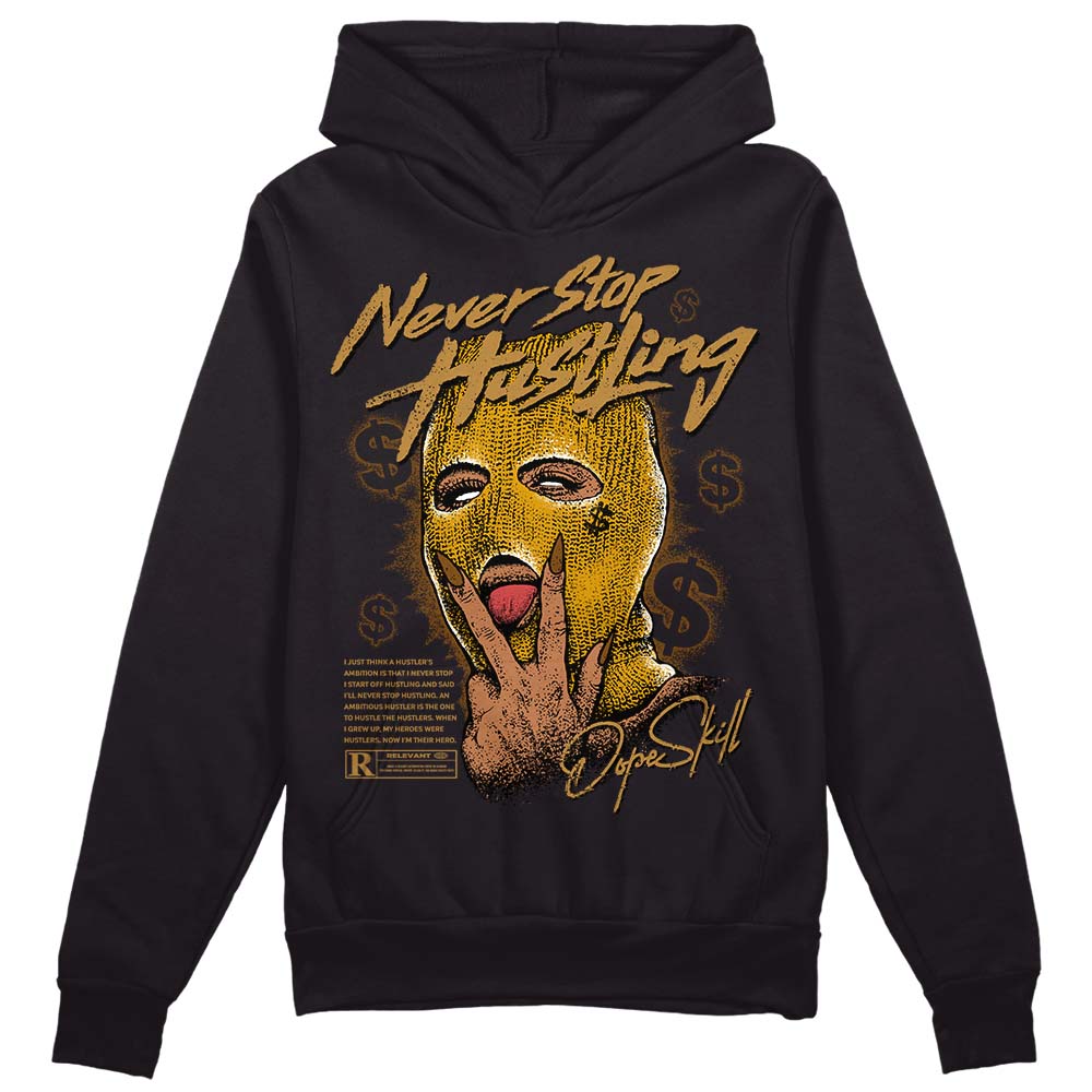 Wheat 13s superstreetwear Hoodie Sweatshirt Never Stop Hustling Graphic