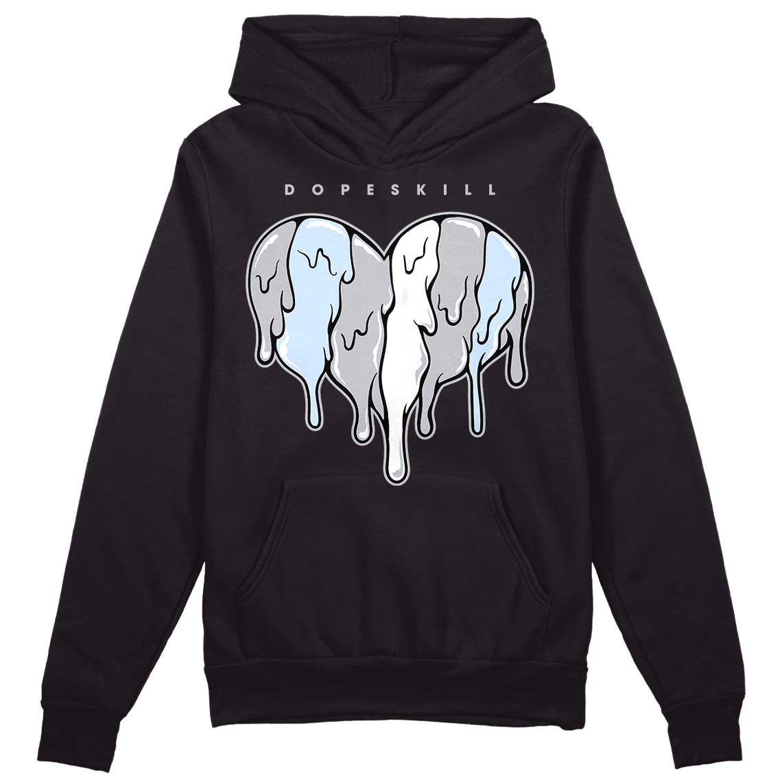 Cement Grey 11s superstreetwear Hoodie Sweatshirt Slime Drip Heart Graphic