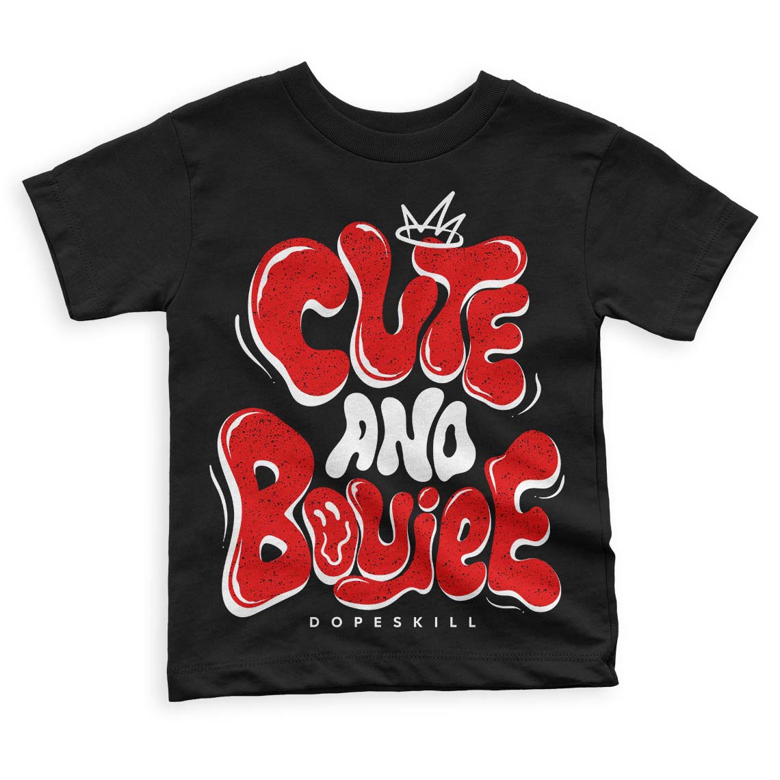 Red Cement 4S superstreetwear Toddler Kids T-shirt Cute and Boujee Graphic