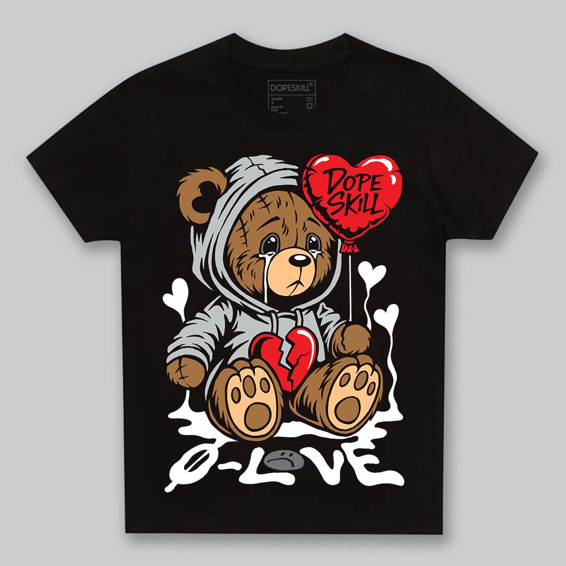 Fear 4s superstreetwear Toddler Kids T-shirt Broken Bear Graphic
