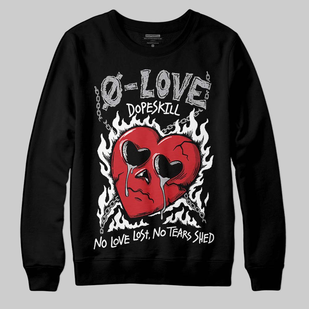 White Cement 4s superstreetwear Sweatshirt Crying Heart Graphic