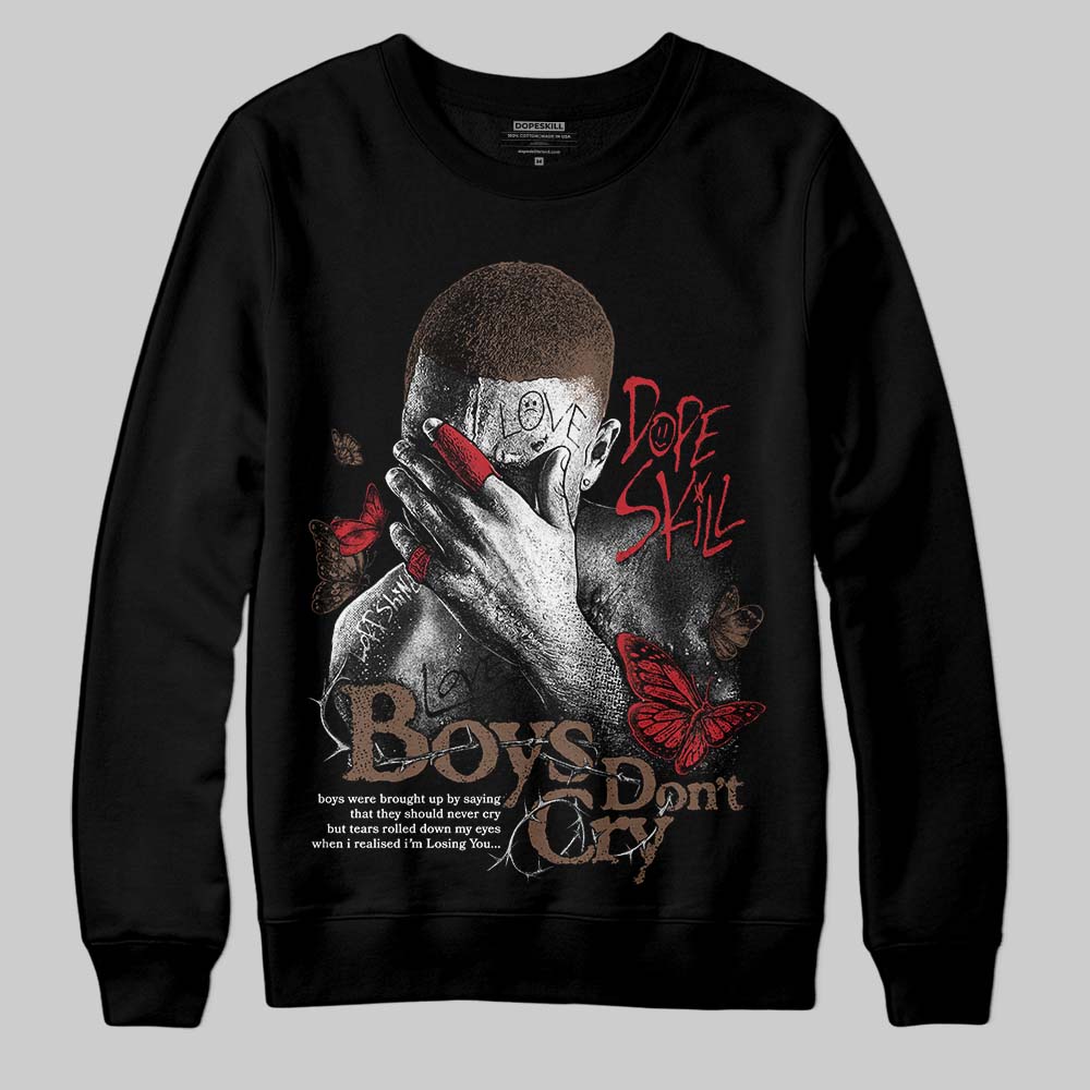 Olive 9s superstreetwear Sweatshirt Boys Don't Cry Graphic