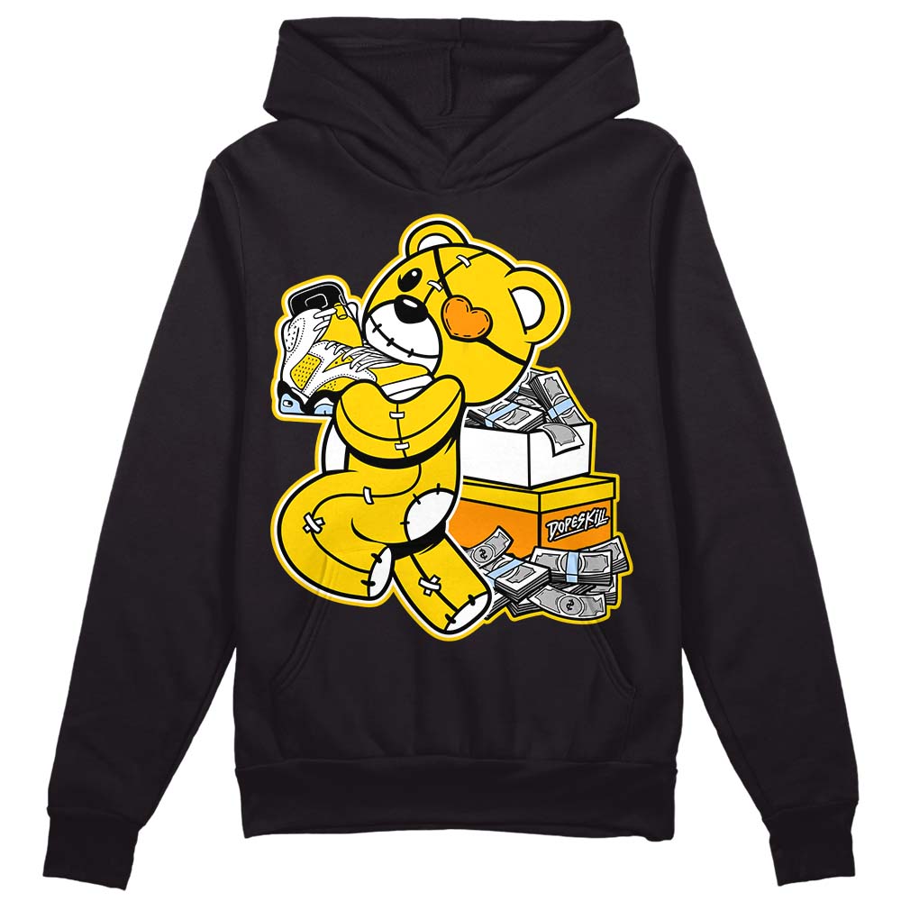 Yellow Ochre 6s superstreetwear Hoodie Sweatshirt Bear Steals Sneaker Graphic