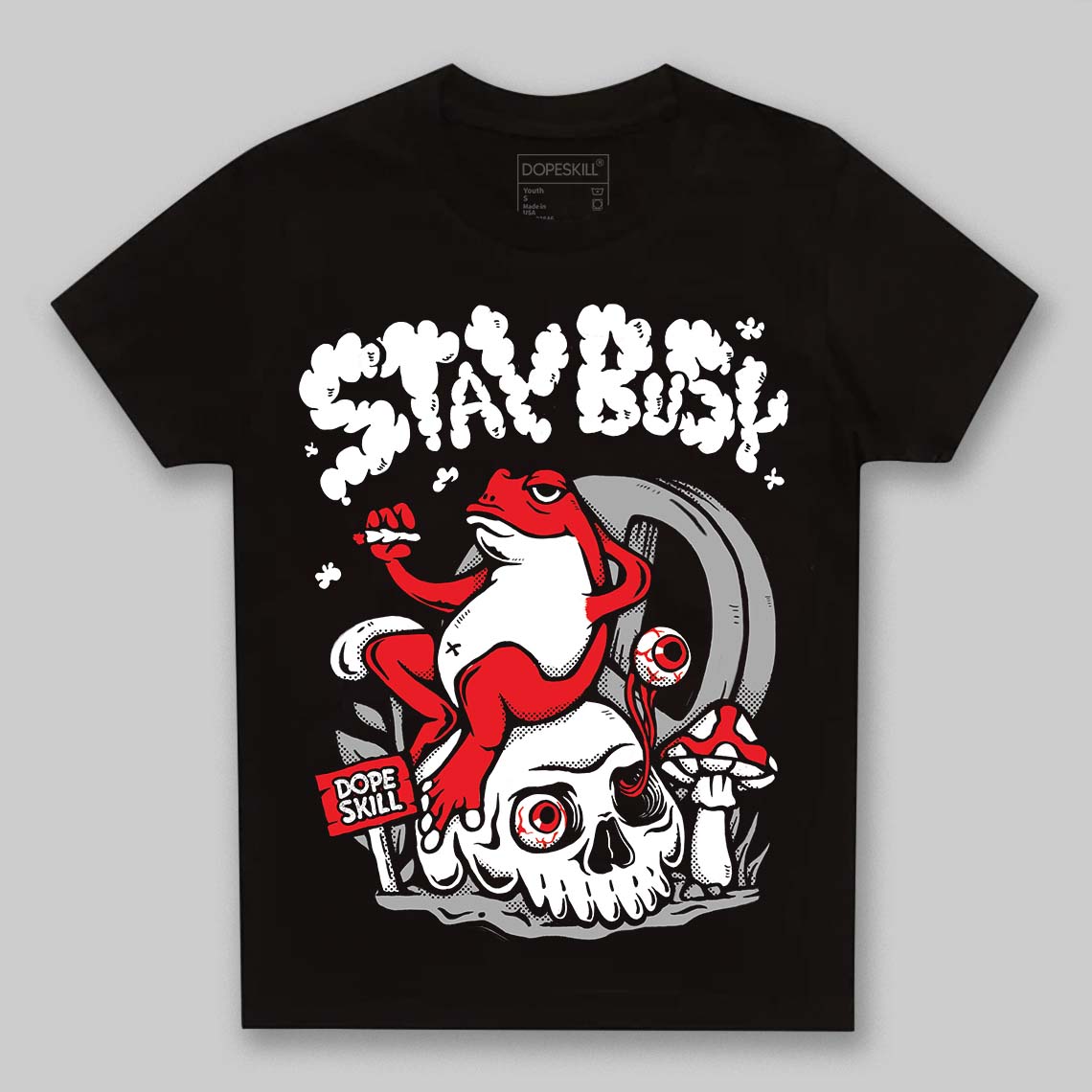 White Thunder 4s superstreetwear Toddler Kids T-shirt Stay Busy Graphic