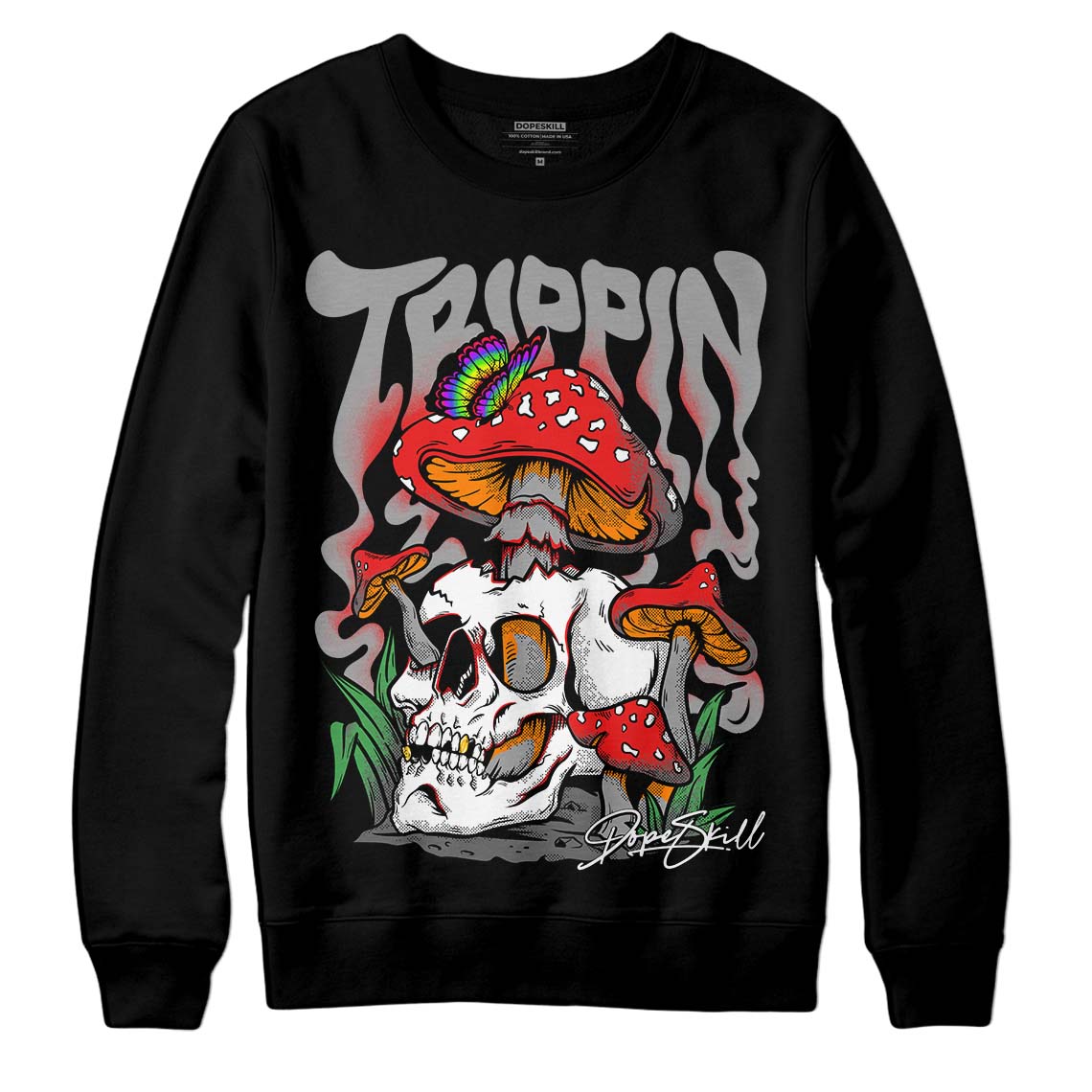 Grey Collection superstreetwear Sweatshirt Trippin Graphic