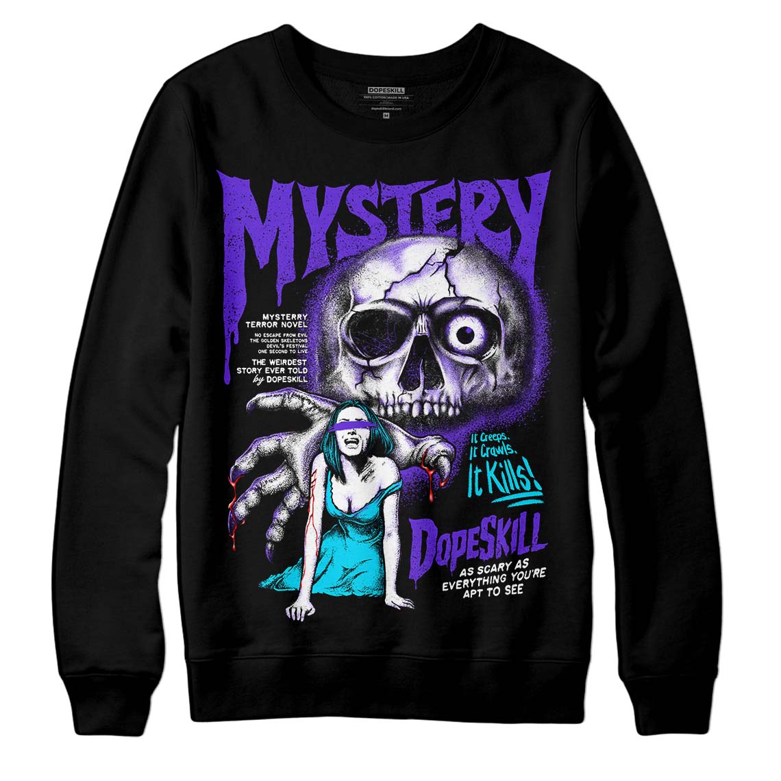 Aqua 6s superstreetwear Sweatshirt Mystery Ghostly Grasp Graphic