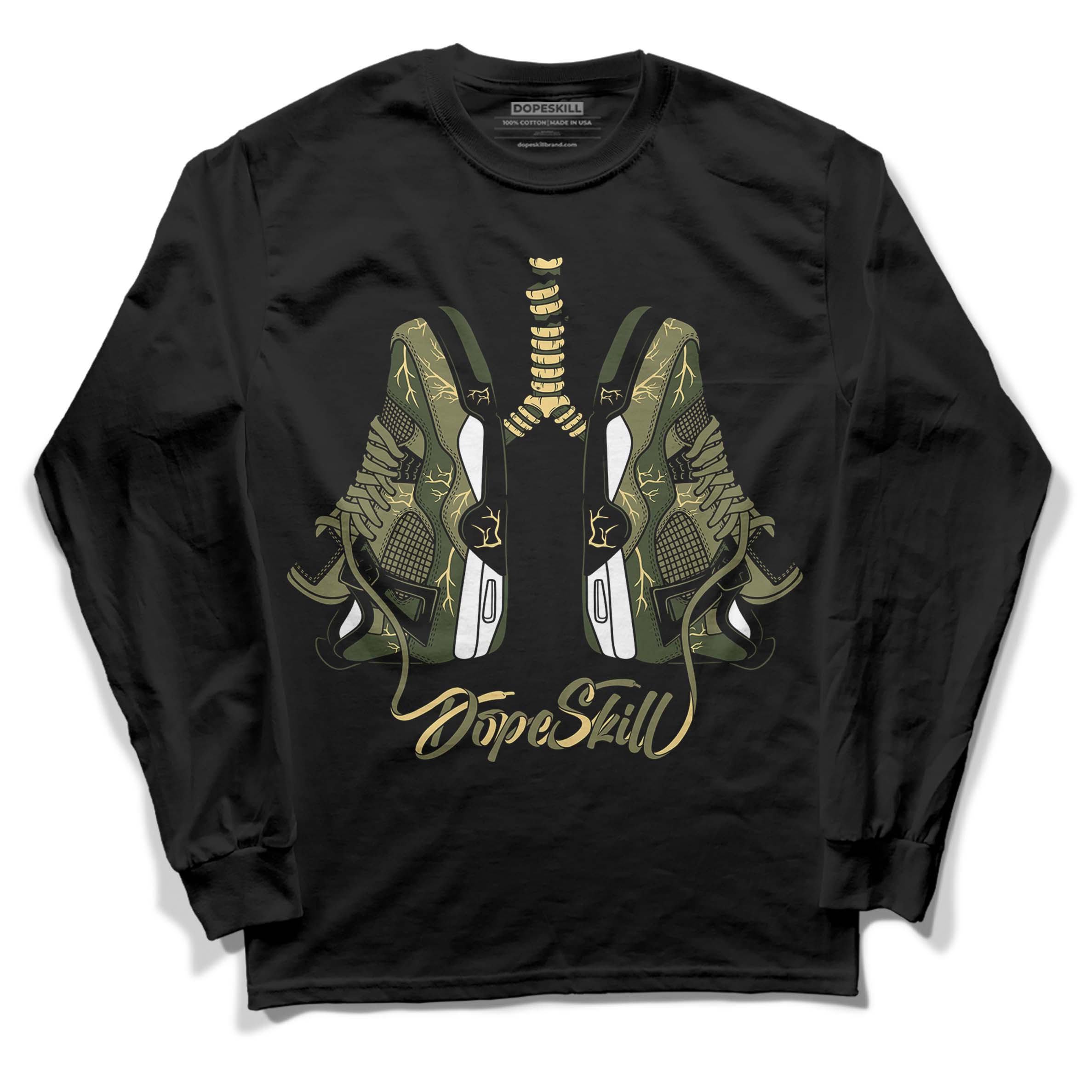 Craft Olive 4s superstreetwear Long Sleeve T-Shirt Breathe Graphic