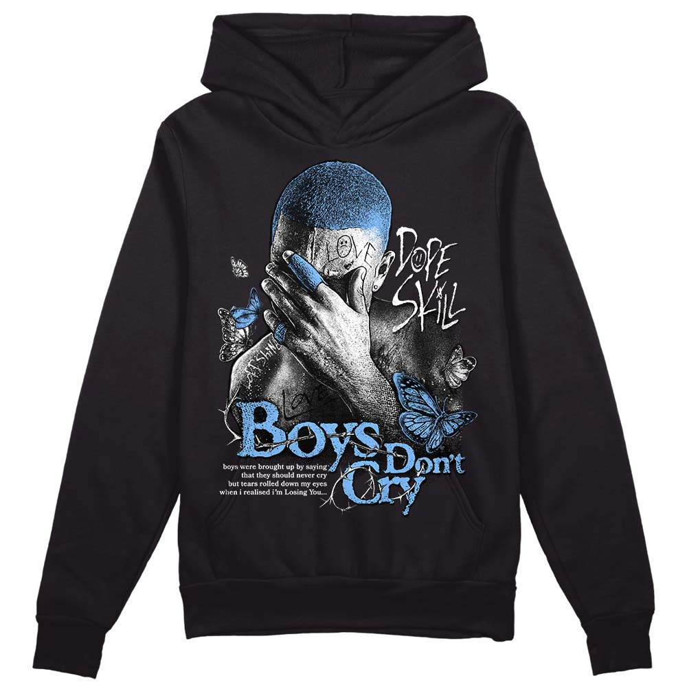 Powder Blue 9s superstreetwear Hoodie Sweatshirt Boys Don't Cry Graphic