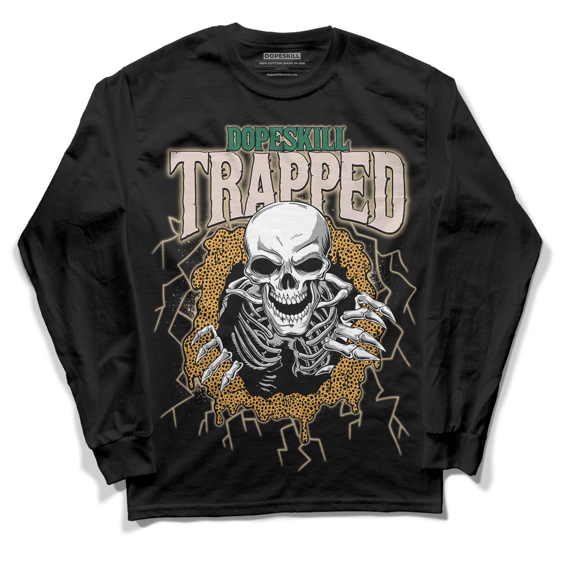 Safari Dunk Low superstreetwear Long Sleeve T-Shirt Trapped Halloween Graphic