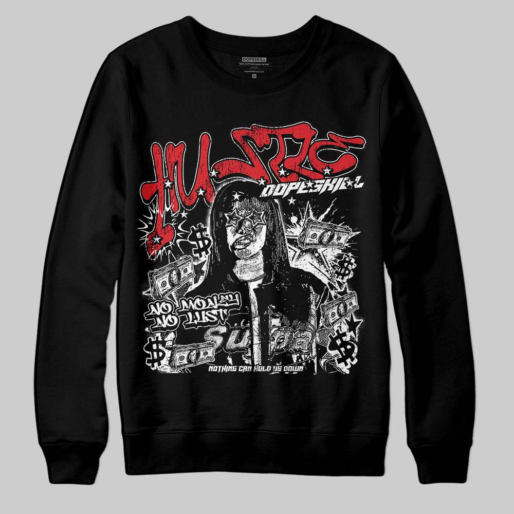 Black and White Collection superstreetwear Sweatshirt No Money No Lust Graphic