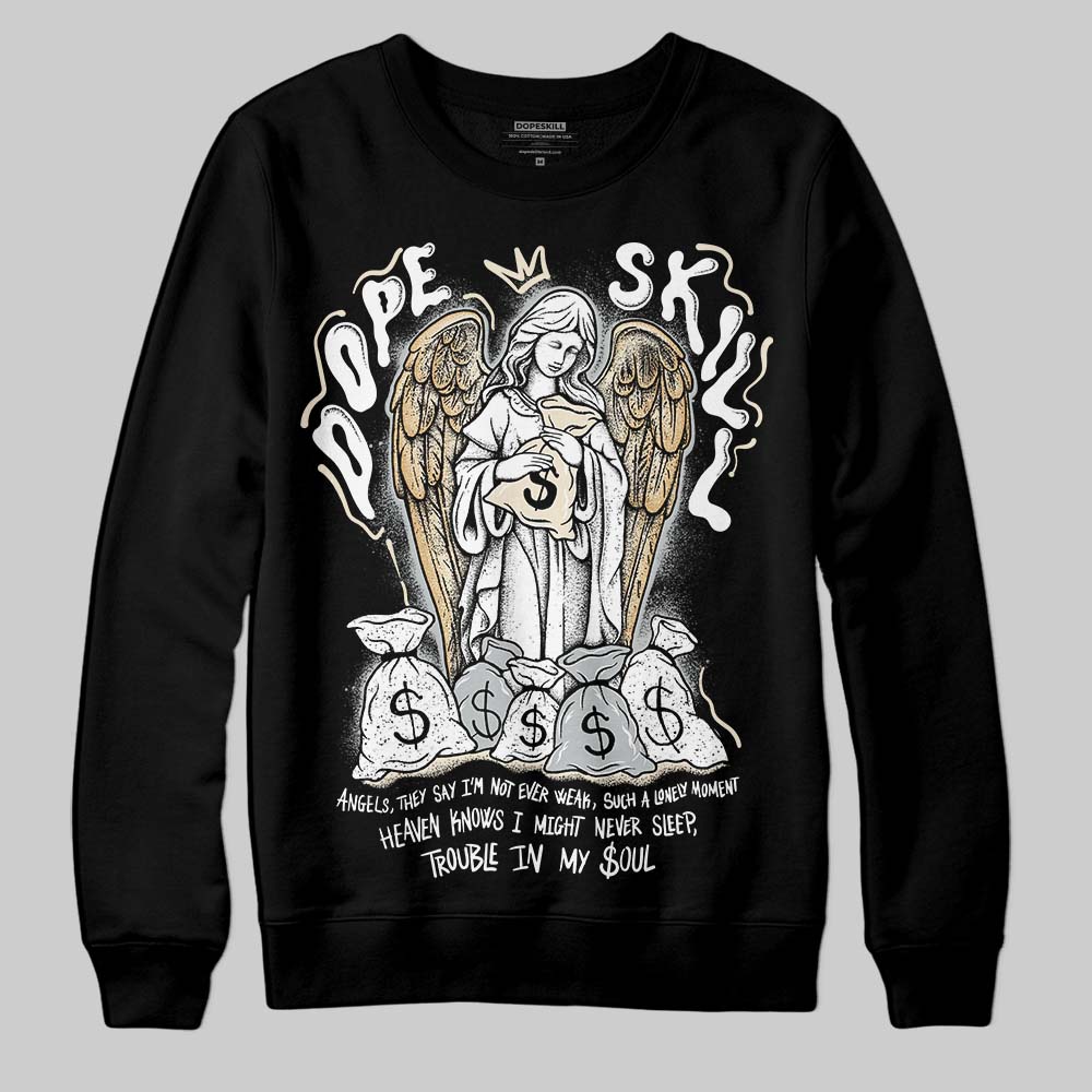 Reverse Metallic 5s superstreetwear Sweatshirt Angels Graphic