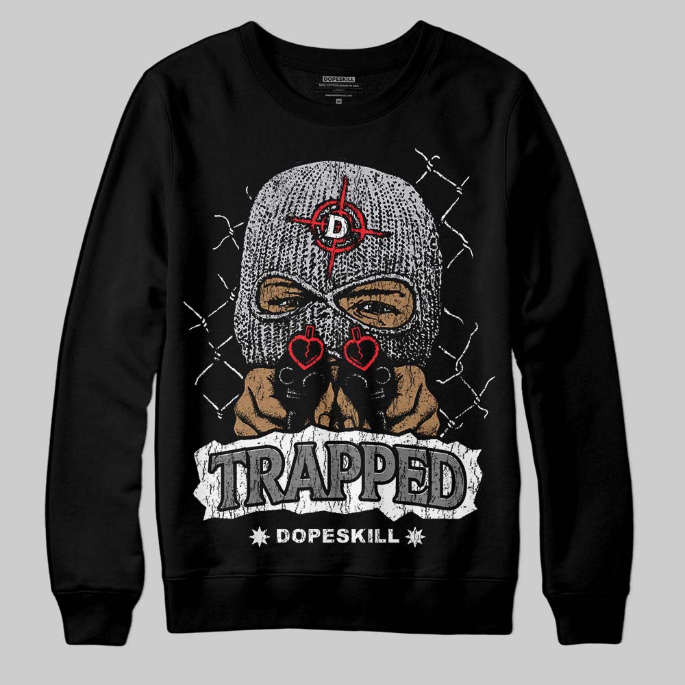 Grey Collection superstreetwear Sweatshirt New Trapped Graphic