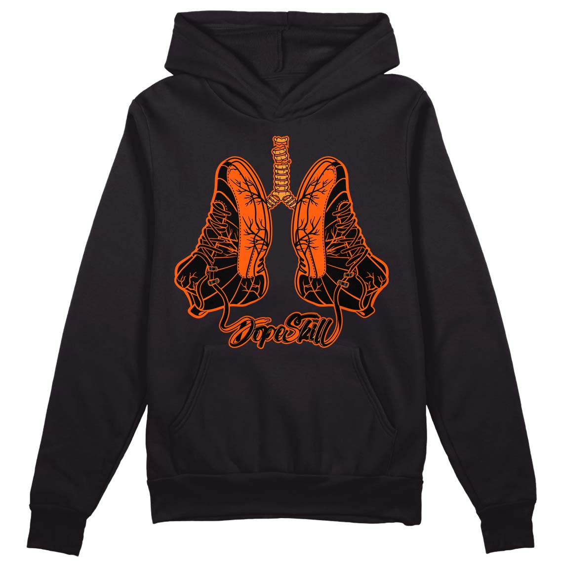 Brilliant Orange 12s superstreetwear Hoodie Sweatshirt Breathe Graphic
