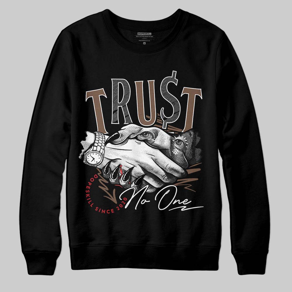 Olive 9s superstreetwear Sweatshirt Trust No One Graphic