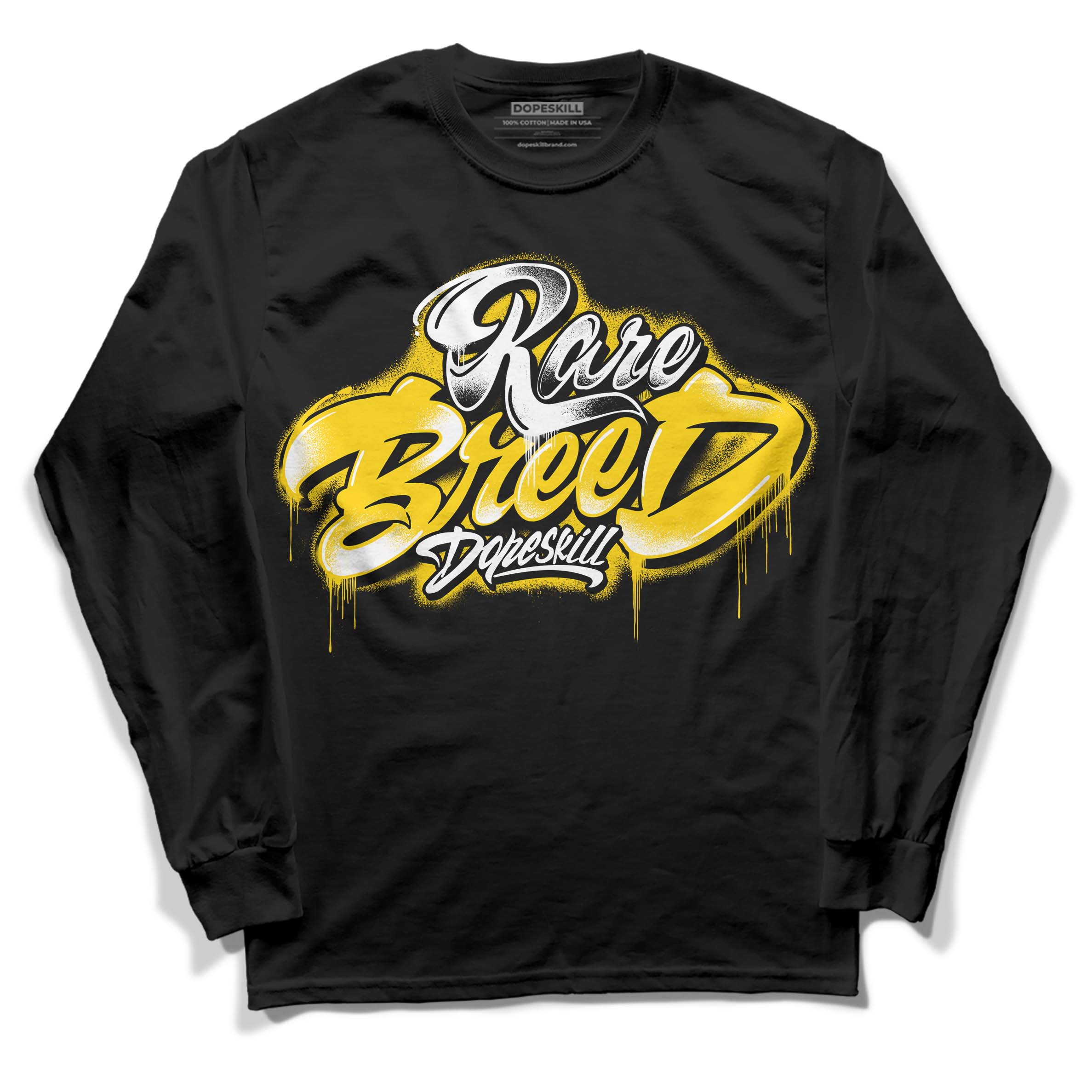 Yellow Ochre 6s superstreetwear Long Sleeve T-Shirt Rare Breed Type Graphic