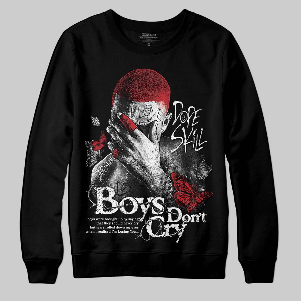 White Cement 4s superstreetwear Sweatshirt Boys Don't Cry Graphic