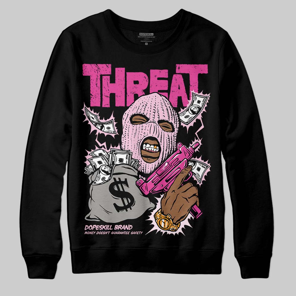 Triple Pink Dunk superstreetwear Sweatshirt Under Threat Graphic