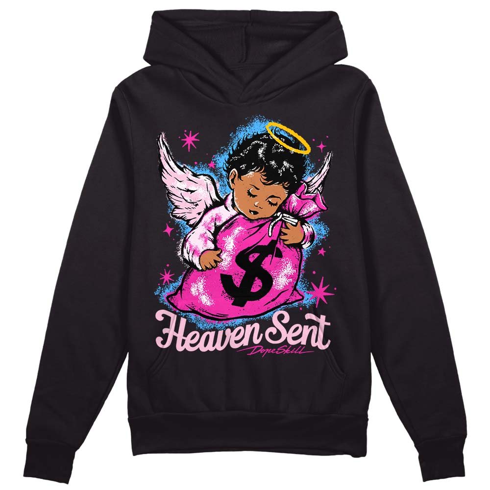 Pink Collection superstreetwear Hoodie Sweatshirt Heaven Sent Graphic