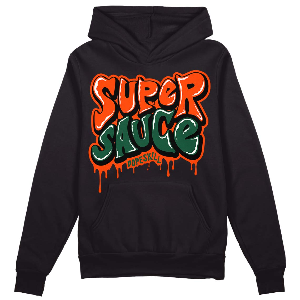 Dunk Low Team Dark Green Orange superstreetwear Hoodie Sweatshirt Super Sauce Graphic