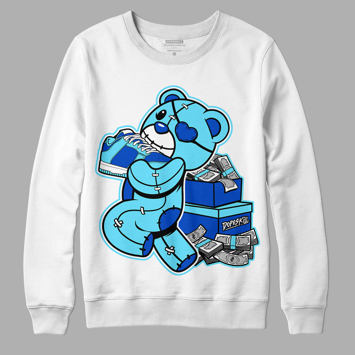 SB Dunk Argon superstreetwear Sweatshirt Bear Steals Sneaker Graphic