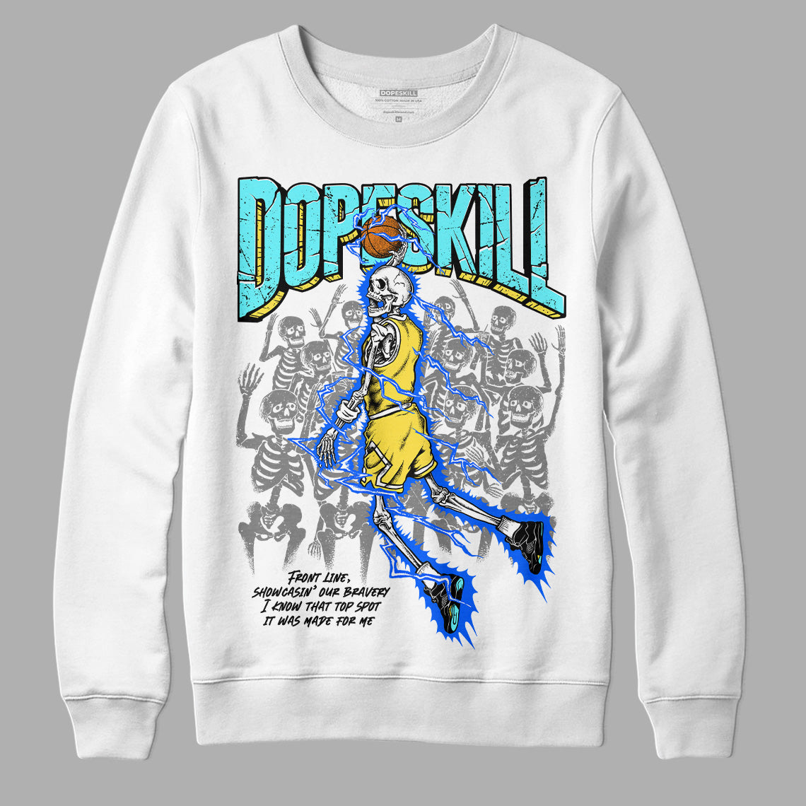 Aqua 5s superstreetwear Sweatshirt Thunder Dunk Graphic