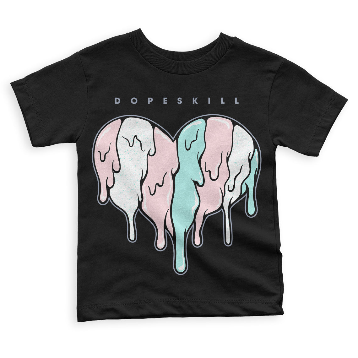 Easter 5s superstreetwear Toddler Kids T-shirt Slime Drip Heart Graphic