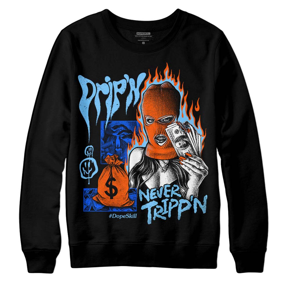 Dunk Futura University Blue superstreetwear Sweatshirt Drip'n Never Tripp'n Graphic
