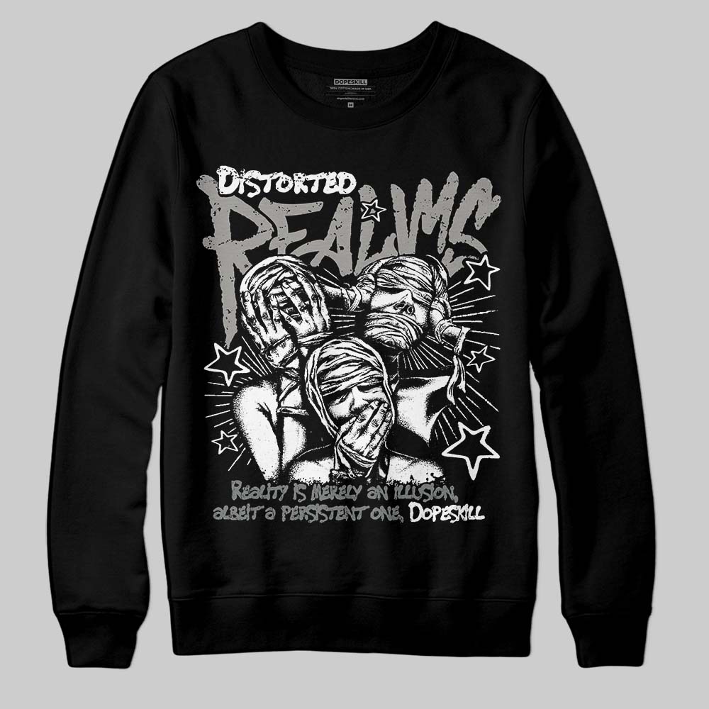 Cool Grey 9s superstreetwear Sweatshirt Distorted Realms Graphic