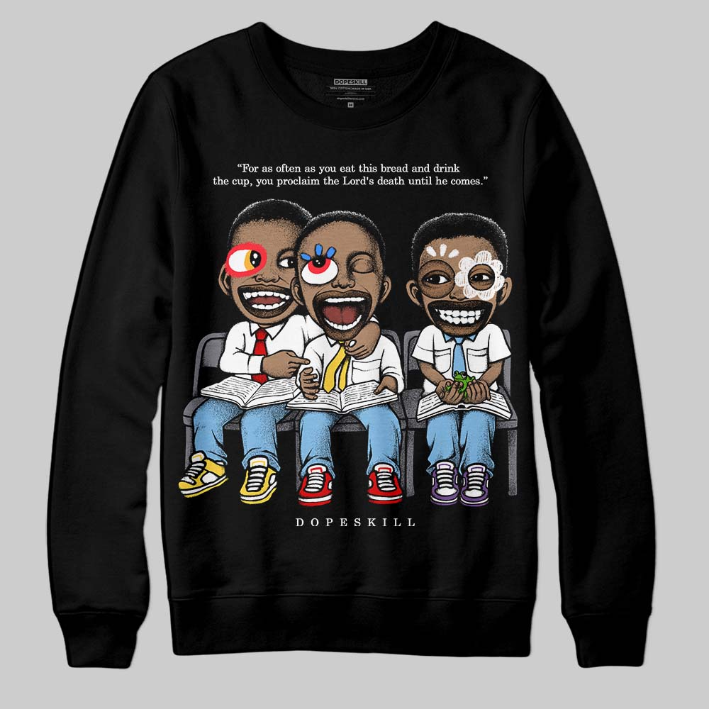 University Blue Collection superstreetwear Sweatshirt First Sunday Graphic