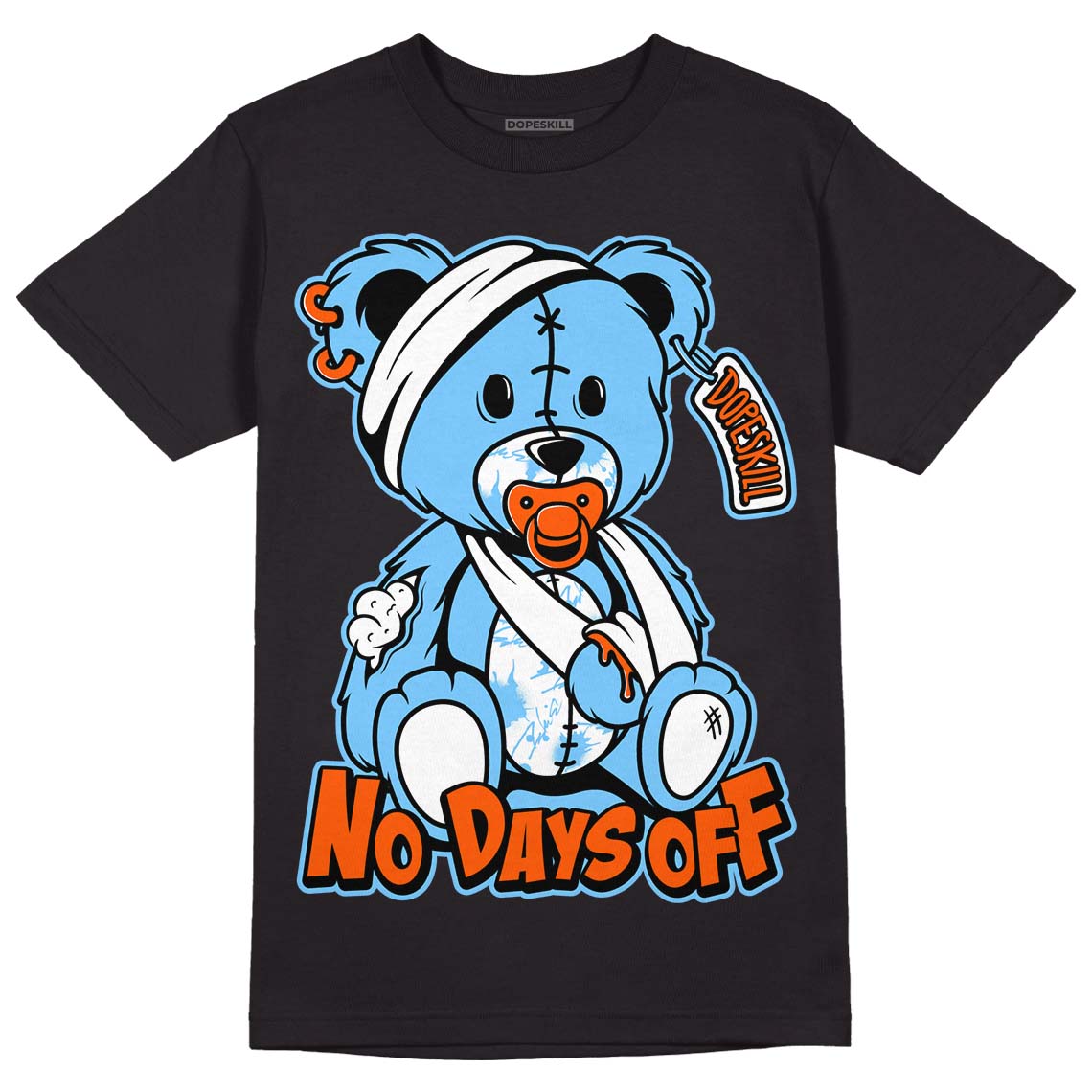 Dunk Low Futura University Blue superstreetwear T-Shirt Hurt Bear Graphic
