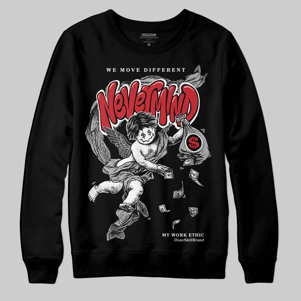 White Cement 4s superstreetwear Sweatshirt Nevermind Graphic