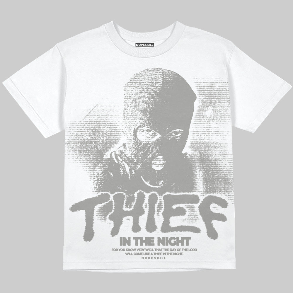 Cool Grey 9s superstreetwear Oversize Print T-Shirt Thief In The Night Graphic
