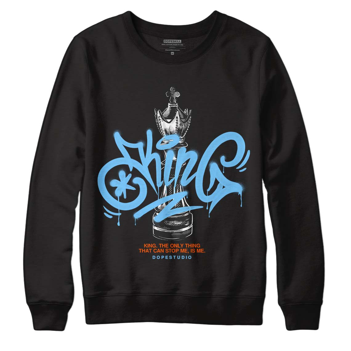 Dunk Low Futura University Blue superstreetwear Sweatshirt King Chess Graphic