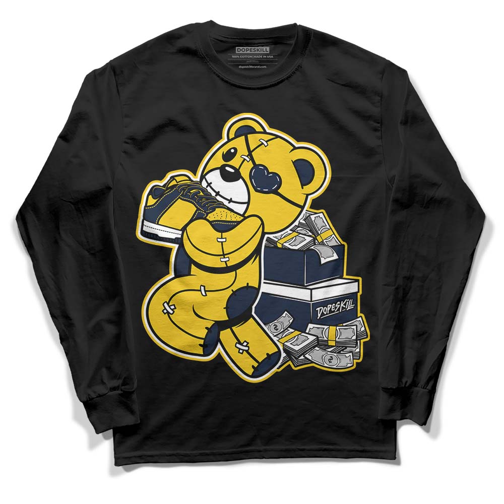 Michigan Dunks superstreetwear Long Sleeve T-Shirt Bear Steals Sneaker Graphic