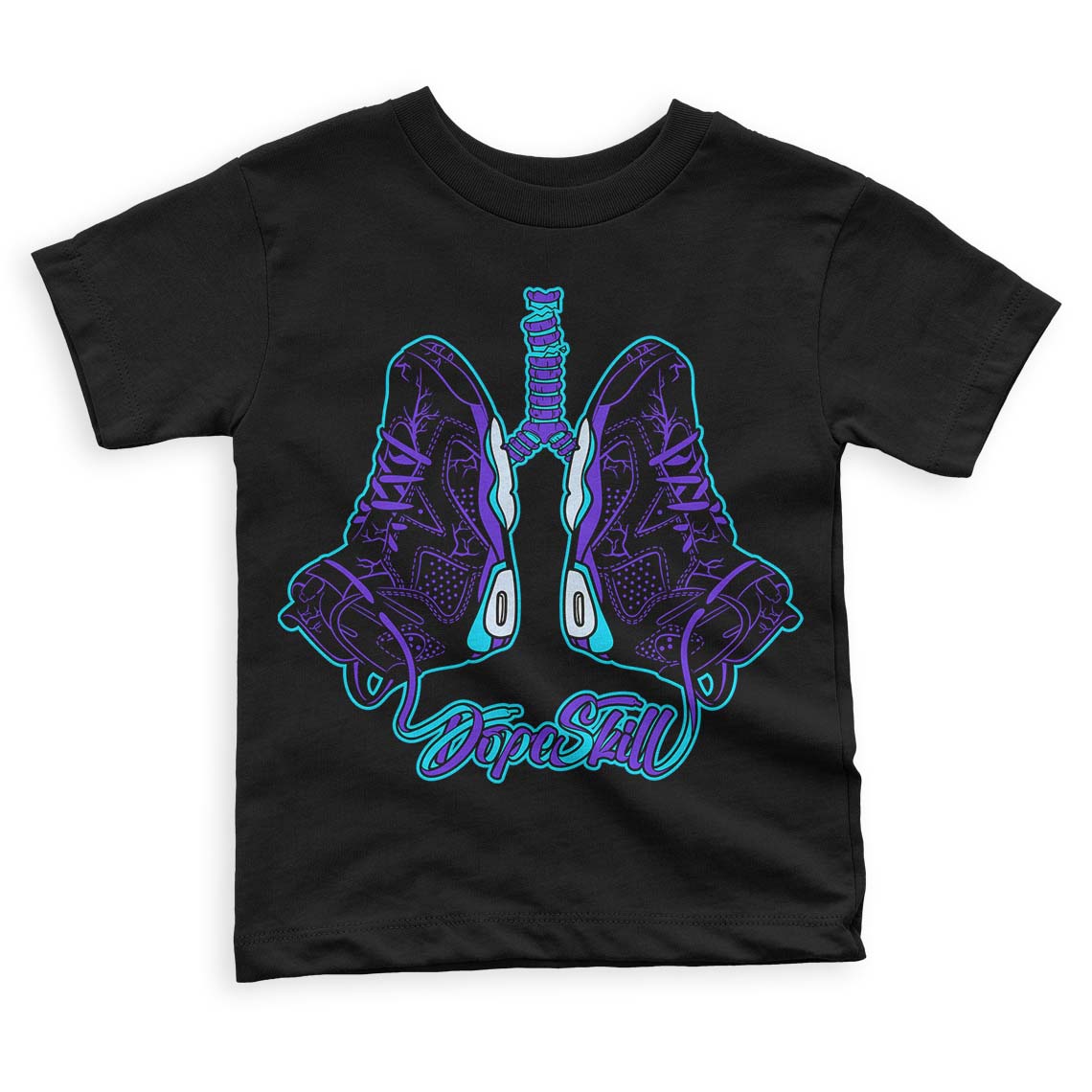 Aqua 6s superstreetwear Toddler Kids T-shirt Breathe Graphic