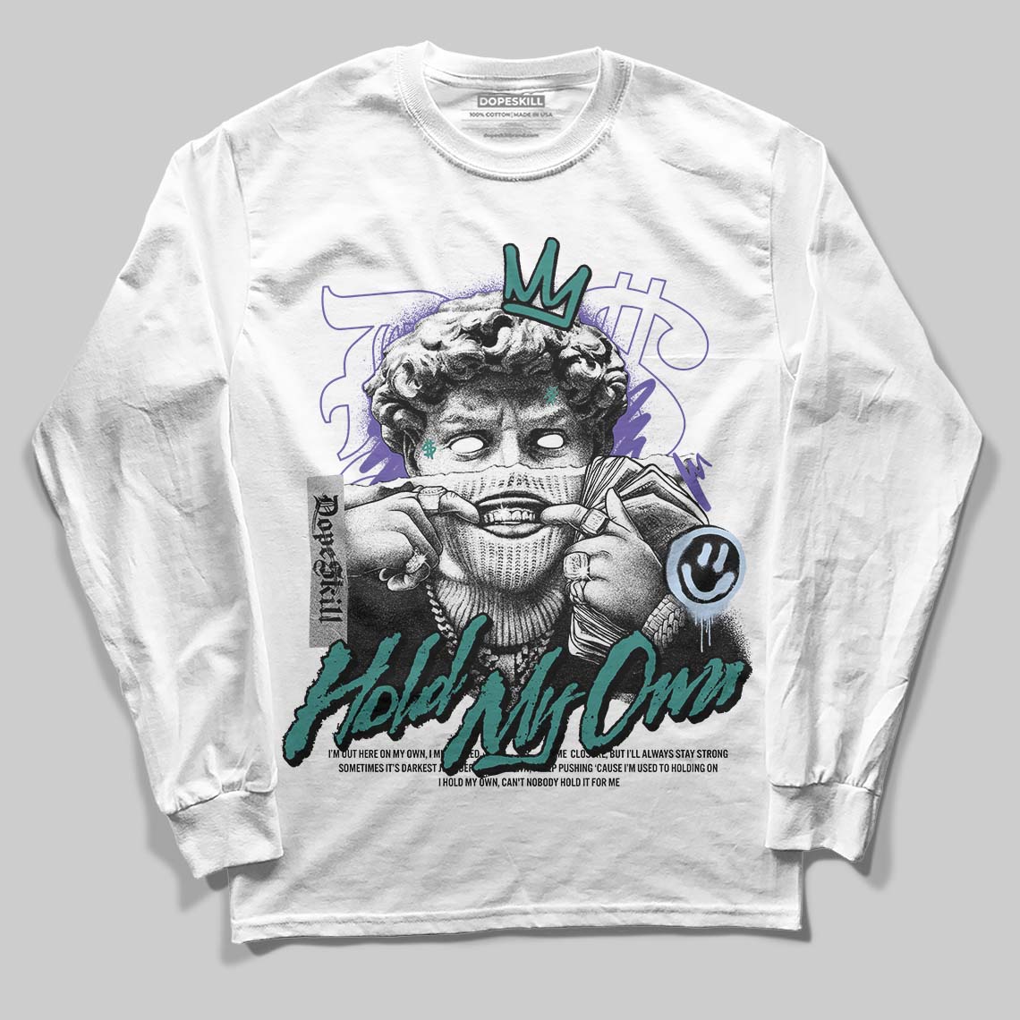Grape 5s superstreetwear Long Sleeve T-Shirt In My Way Graphic