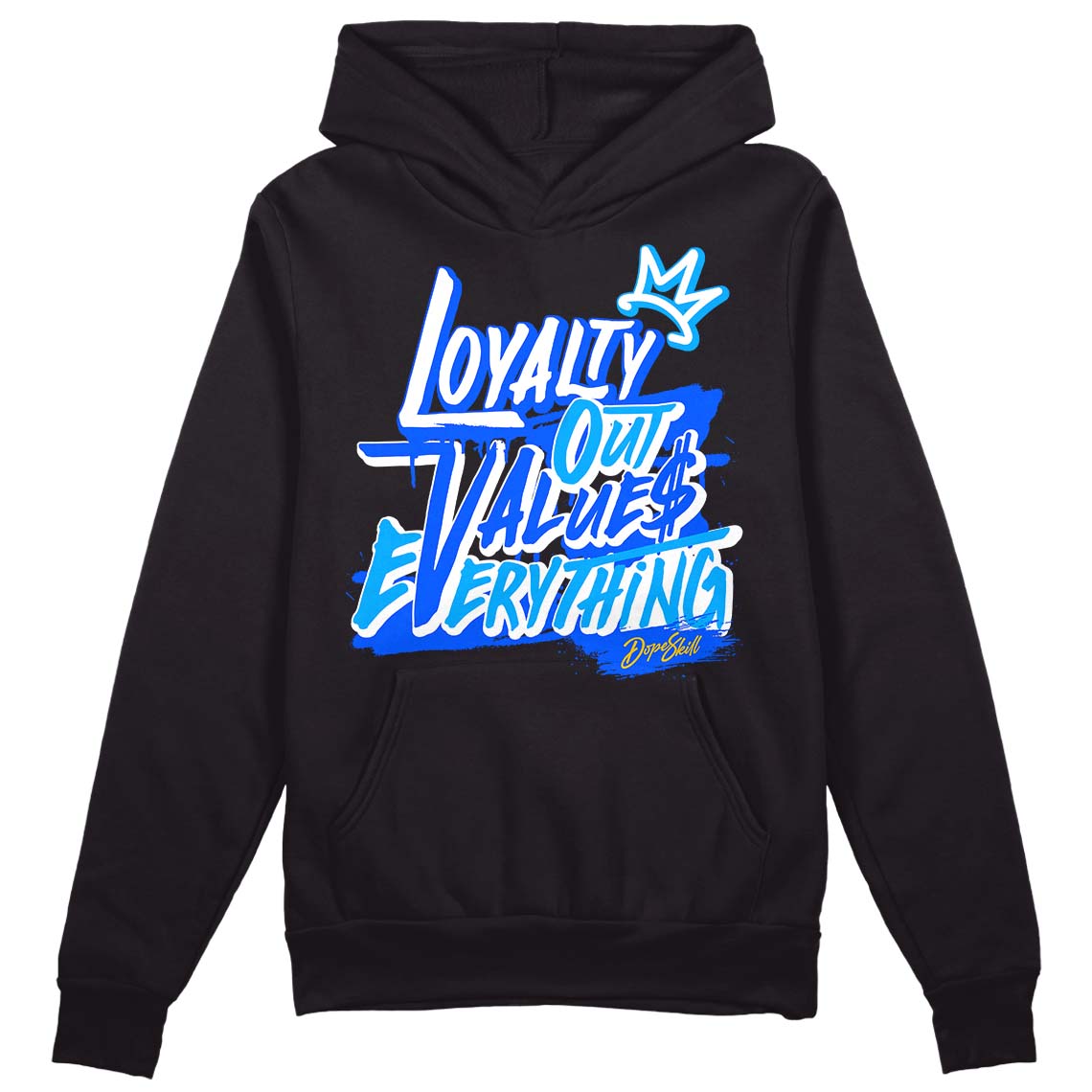 Royal Blue Collection superstreetwear Hoodie Sweatshirt LOVE Graphic