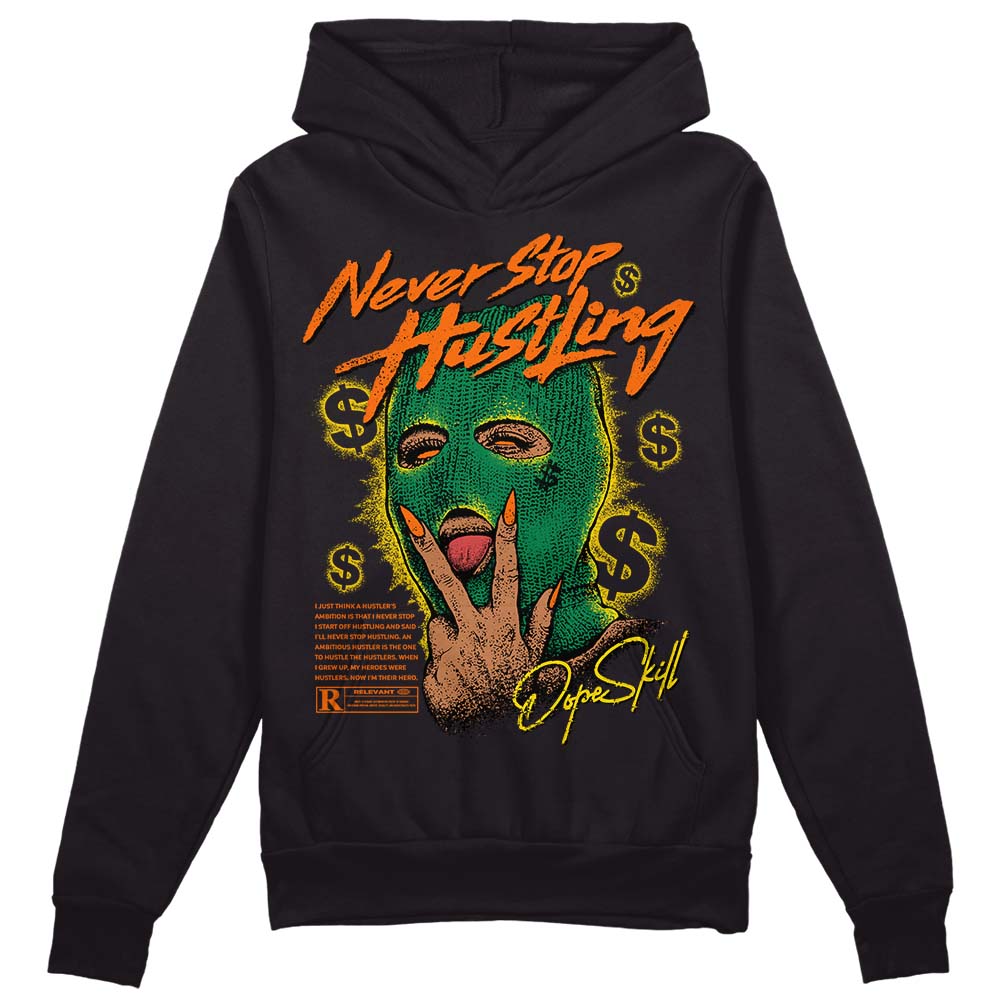 Green Collection superstreetwear Hoodie Sweatshirt Never Stop Hustling Graphic