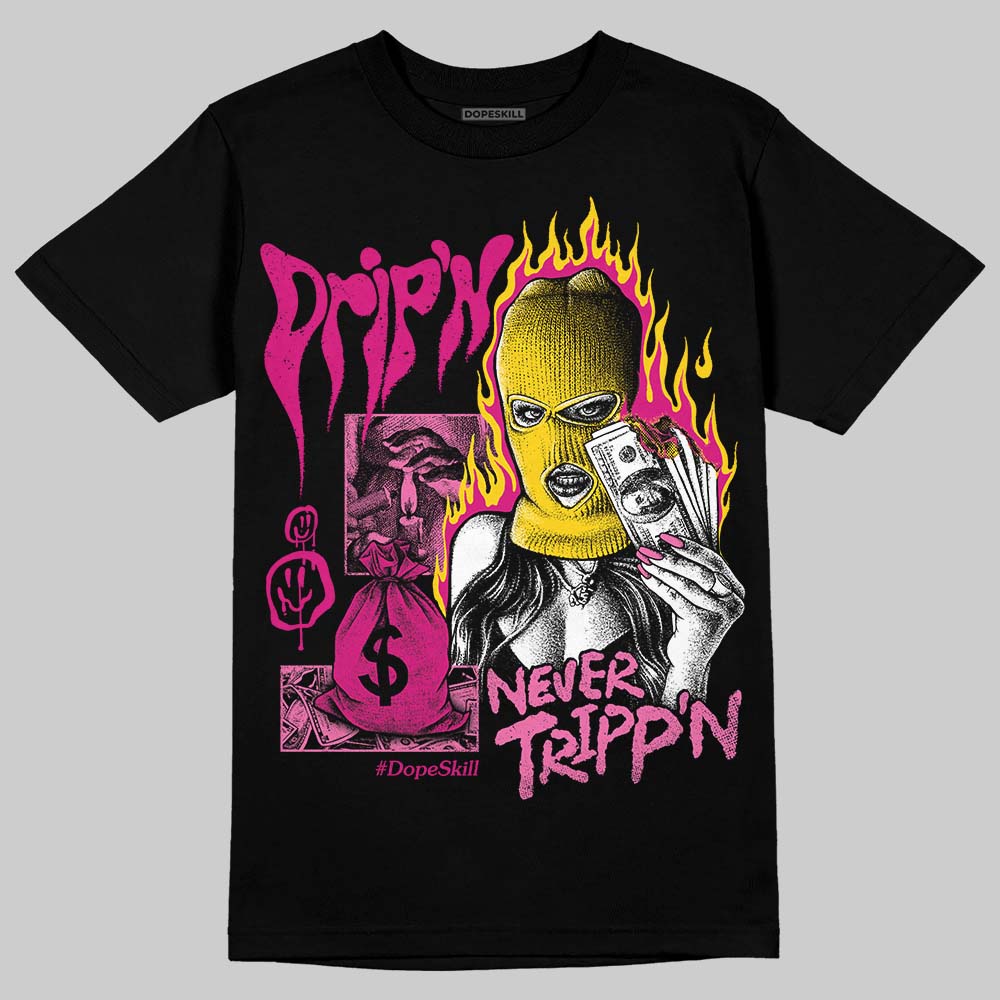 Rick RO Pink Leather Sneakers superstreetwear T-Shirt Drip'n Never Tripp'n Graphic