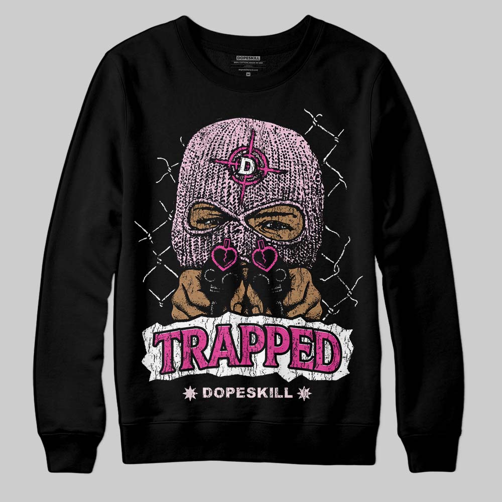 Pink Collection superstreetwear Sweatshirt New Trapped Graphic