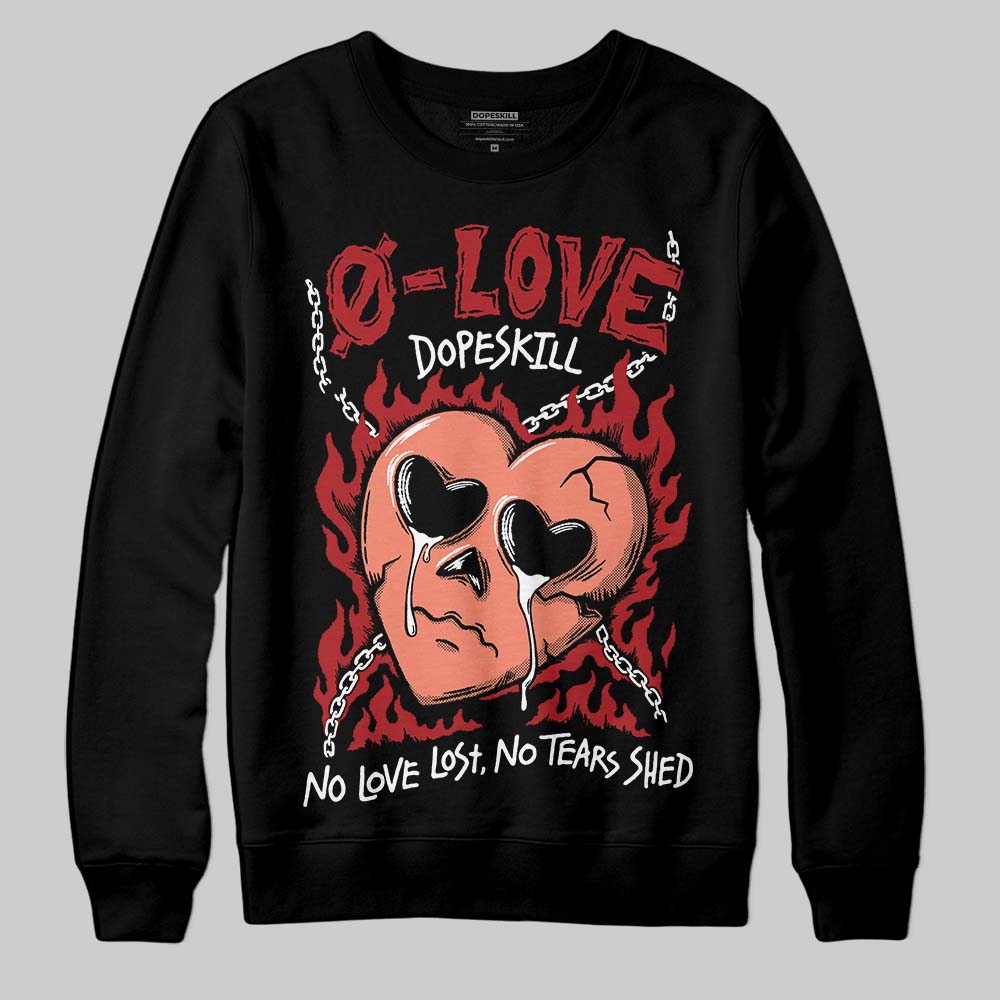 Rare Air Cinnabar 1s superstreetwear Sweatshirt Crying Heart Graphic