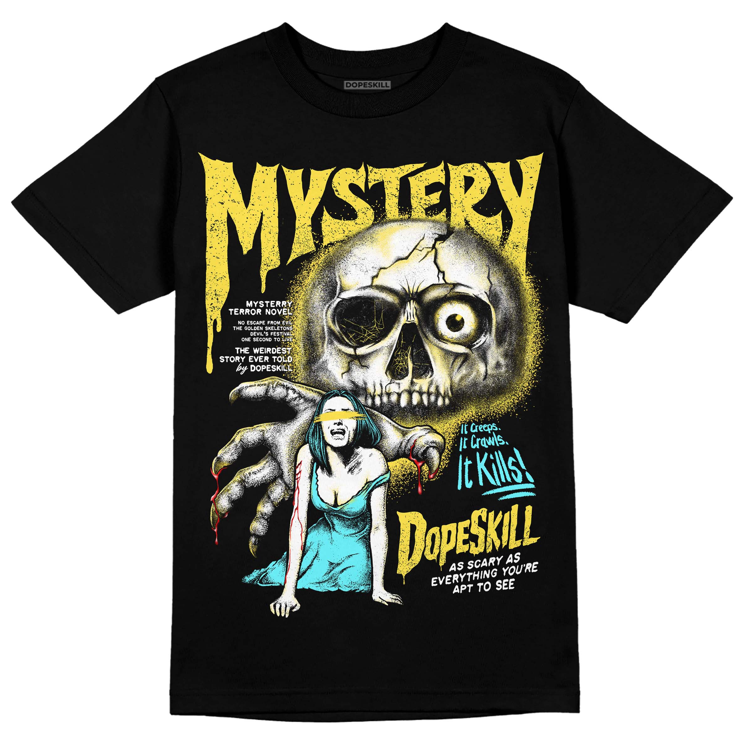 Aqua 5s superstreetwear T-Shirt Mystery Ghostly Grasp Graphic