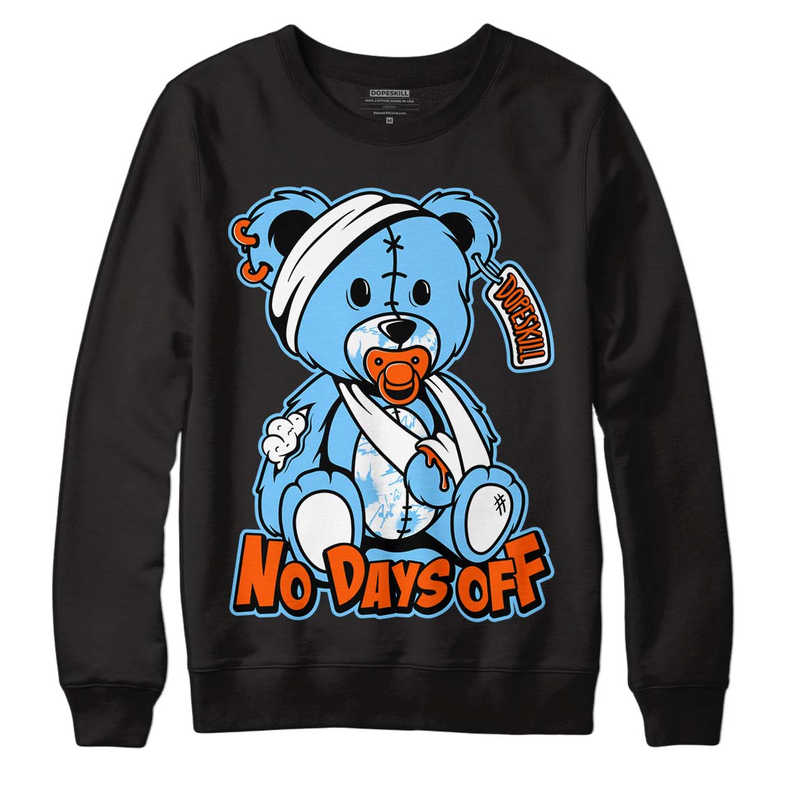 Dunk Low Futura University Blue superstreetwear Sweatshirt Hurt Bear Graphic