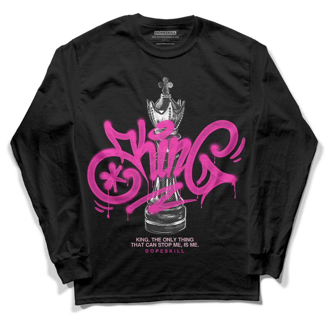 Triple Pink Dunk Low superstreetwear Long Sleeve T-Shirt King Chess Graphic