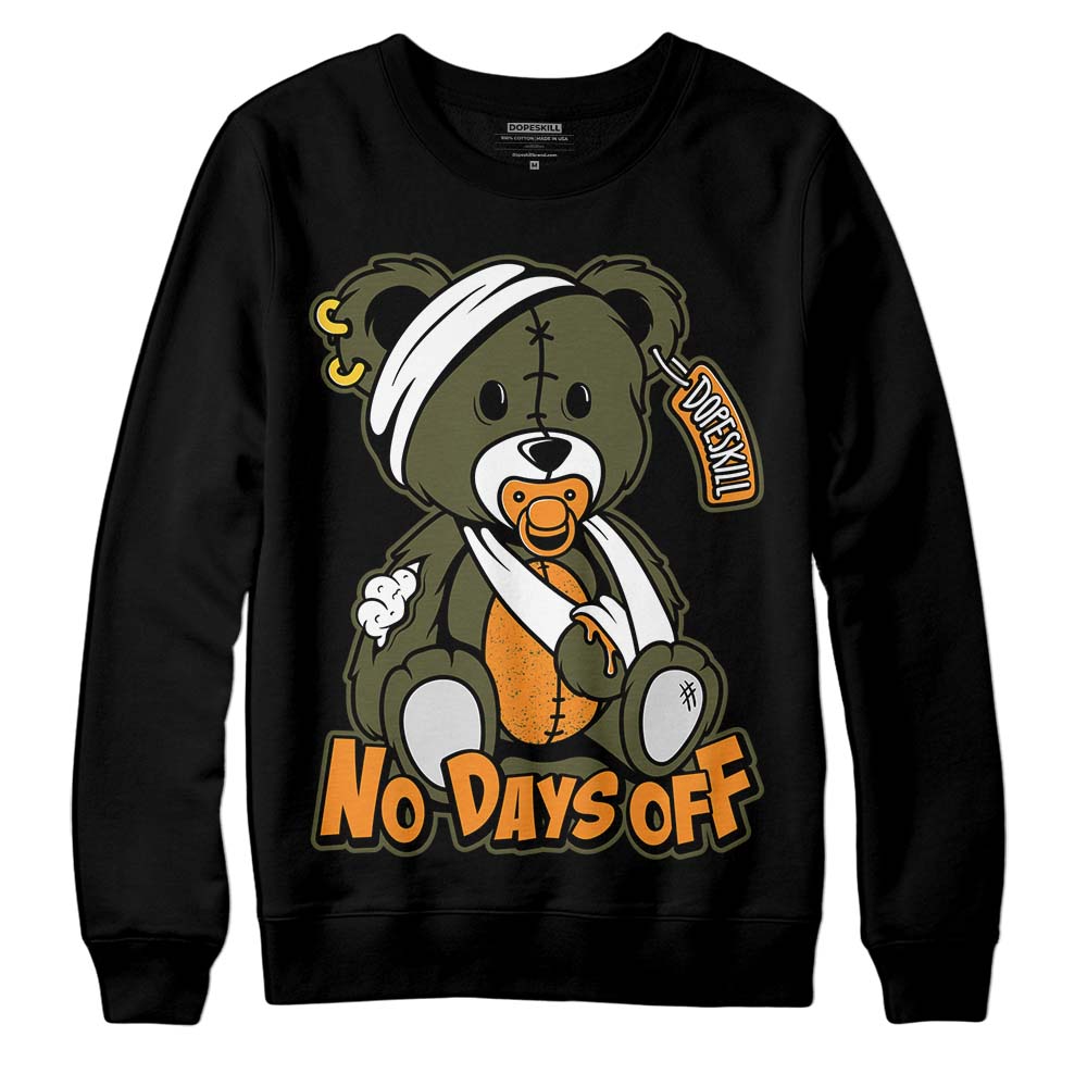 Olive 5s superstreetwear Sweatshirt Hurt Bear Graphic