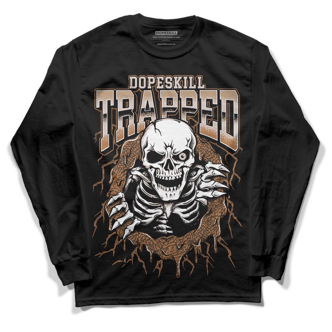 Palomino 3s superstreetwear Long Sleeve T-Shirt Trapped Halloween Graphic