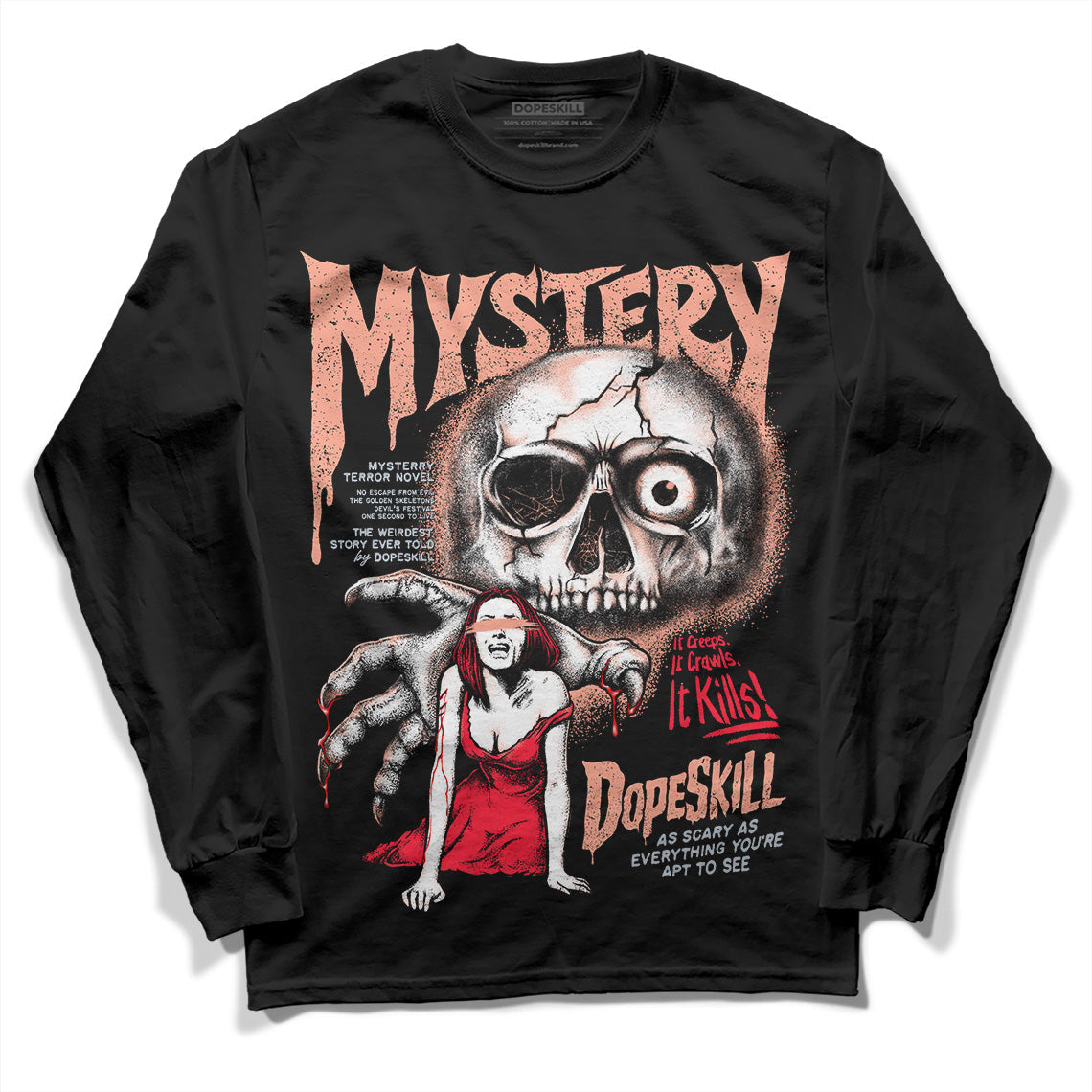Crimson Bliss 5s superstreetwear Long Sleeve T-Shirt Mystery Ghostly Grasp Graphic